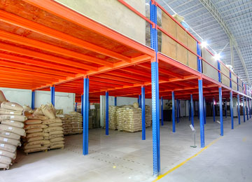 株洲平臺(tái)閣樓貨架可以用機(jī)器人存取貨嗎？【易達(dá)貨架】